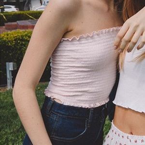 NWOT Brandy Melville Cleo Tube Top light pink